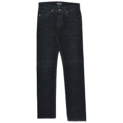 Tom Ford Men's Dark Grey Corduroy Straight Jeans