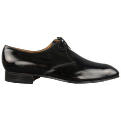 Vintage Church's Dress Shoes - Black Patent Leather Lace Up Derby