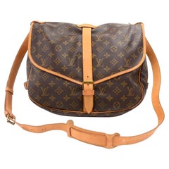 Vintage Louis Vuitton Saumur 30 Monogram Canvas Shoulder Bag