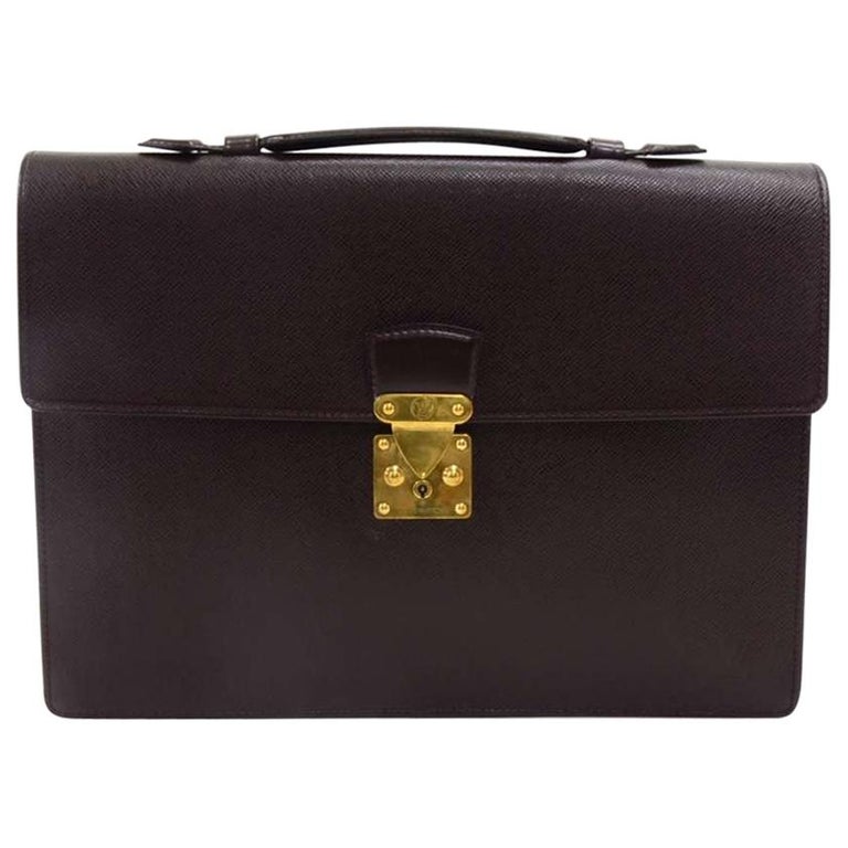 vuitton briefcase taiga