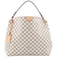 Used Louis Vuitton Graceful Handbag Damier MM