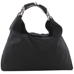 Gucci Horsebit Hobo GG Canvas Large