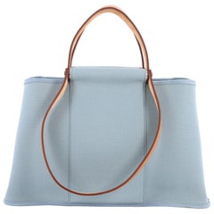 Hermes Cabag Elan Toile and Leather 39