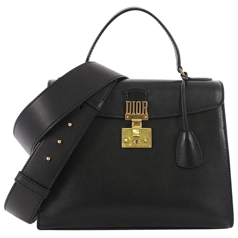Christian Dior Dioraddict Top Handle Bag Leather Medium 