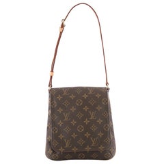 Louis Vuitton Musette Tango Handbag Monogram Canvas