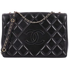 Chanel Diamond CC Flap Bag Quilted Lambskin Medium 