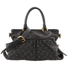 Louis Vuitton Neo Cabby Handbag Denim MM 
