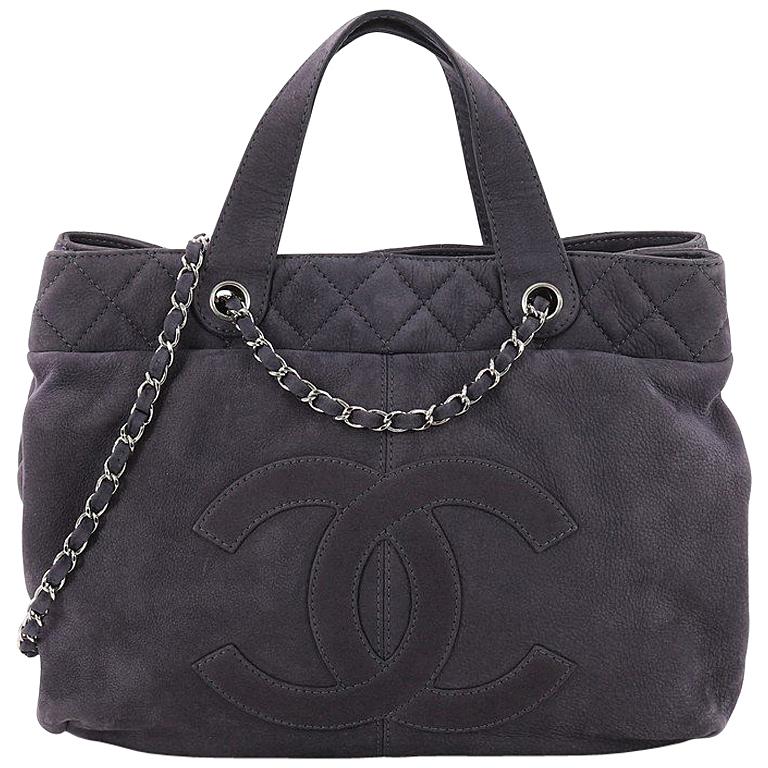 Chanel Trianon Shopping Tote Nubuck Large at 1stDibs