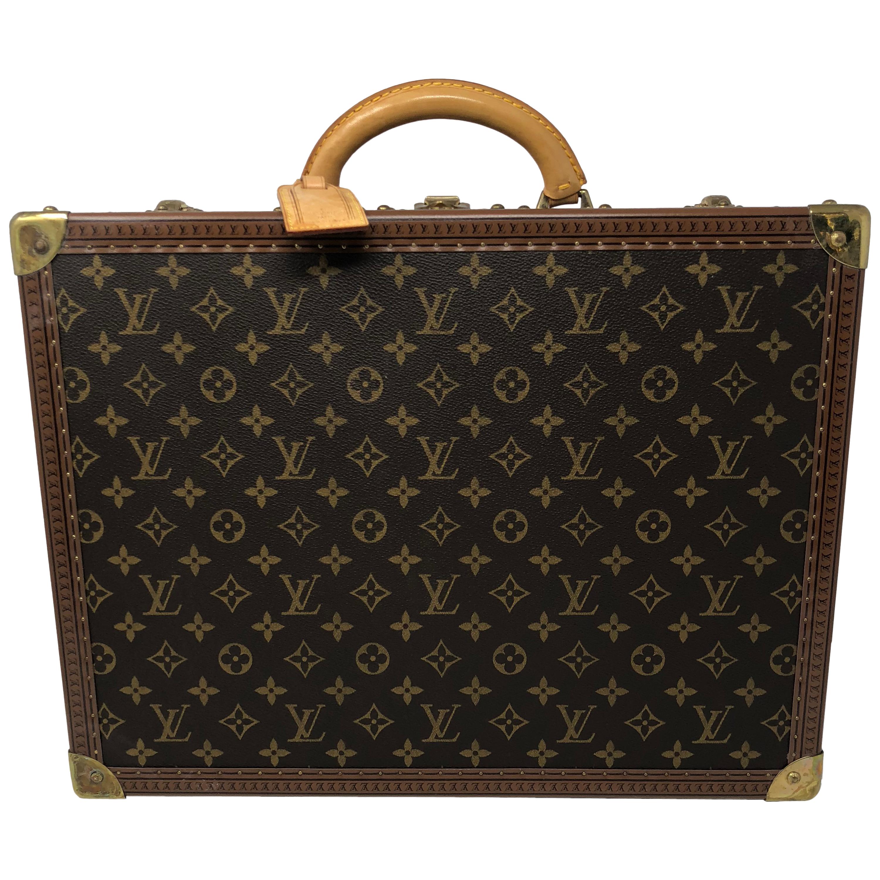 Louis Vuitton Monogram Hard Briefcase in Brown