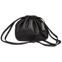 1998 Chanel Black Lambskin Timeless Bucket Bag 