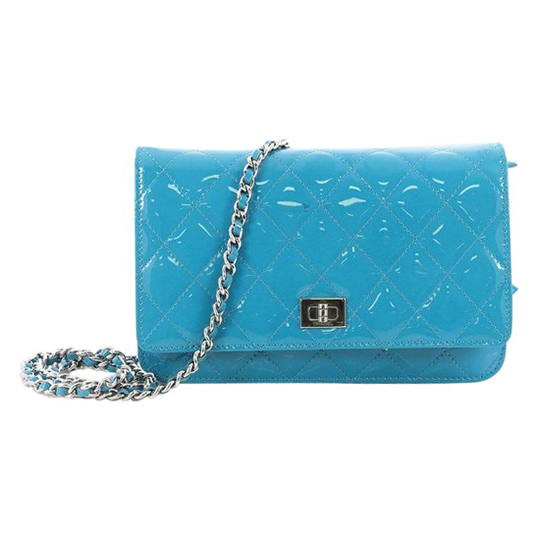 Chanel Reissue Wallet on Chain Quilted Patent at 1stDibs