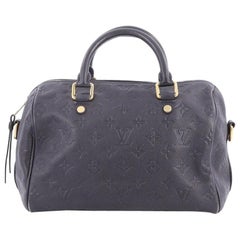 Louis Vuitton Speedy Bandoulière 25 Black Monogram Empreinte