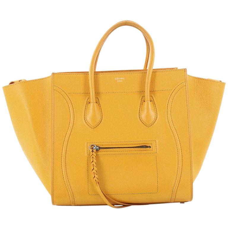 Celine Phantom Handbag Grainy Leather Medium 
