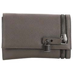 Tom Ford Alix Fold Over Crossbody Bag Leather Small