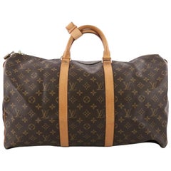 Louis Vuitton Keepall Bag Monogram Canvas 50