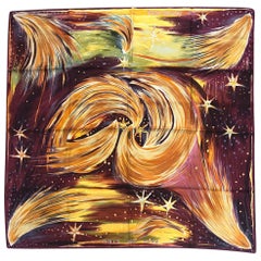 Hermes "Feux Du Ciel" Silk Scarf