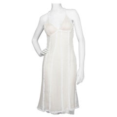 A Rare 1990s Vintage Gianni Versace Couture White Lace Dress