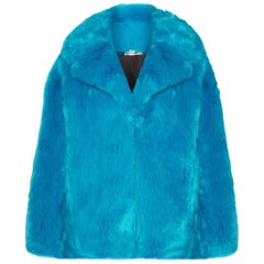 Diane Von Furstenberg Oversized Faux Fur Coat 