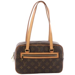 Louis Vuitton Cite Handbag Monogram Canvas MM