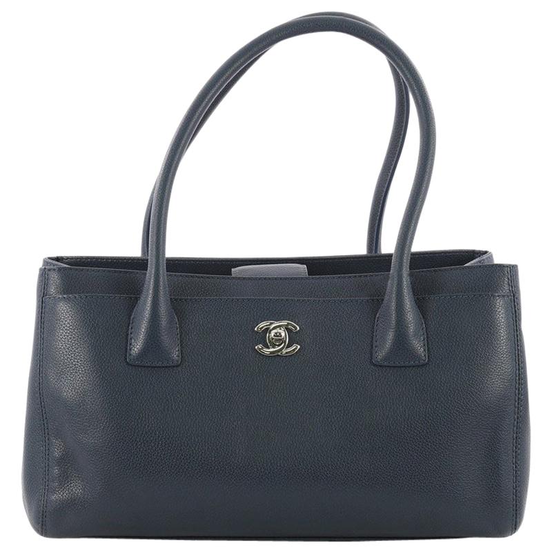 Chanel Cerf Executive Tote Leather Small 
