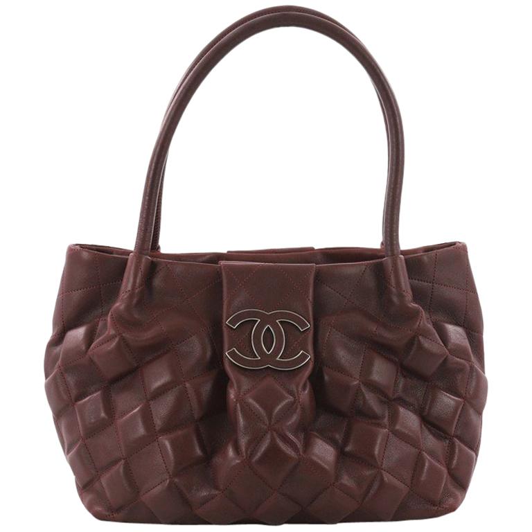 Chanel Sloane Square Tote 3D Quilted Calfskin Small 