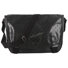 Gucci Messenger Buckle Bag GG Imprime Large