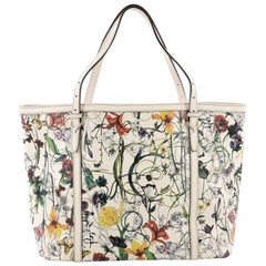 Gucci Nice Tote Floral Printed Leather Medium