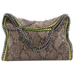 Stella McCartney Falabella Fold Over Bag Faux Python at 1stDibs | stella  mccartney snakeskin bag, stella mccartney python print falabella bag, stella  mccartney falabella python