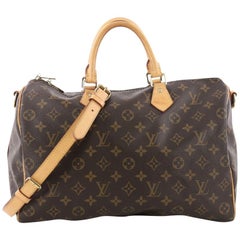 Louis Vuitton - Sac à bandoulière Speedy en toile monogrammée 35 