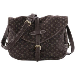 Louis Vuitton Saumur Handbag Mini Lin 