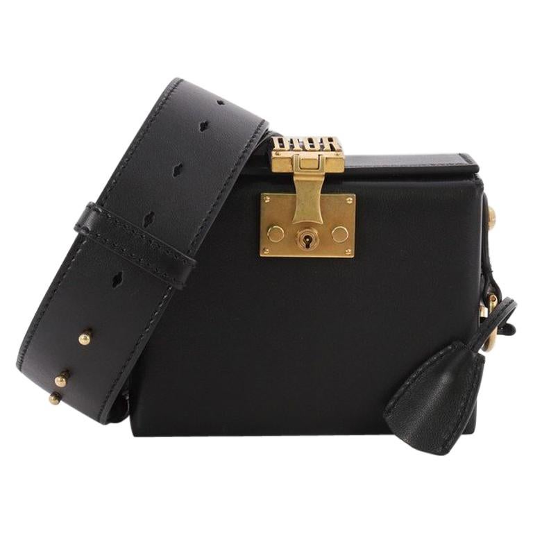 Christian Dior Dioraddict Lockbox Bag Leather Small at 1stDibs
