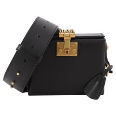 Christian Dior Dioraddict Lockbox Bag Leather Small 
