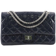 Chanel Reissue 2.55 Handbag Quilted Patent 227 