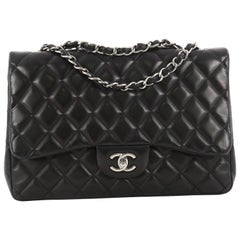 Chanel Classic Single Flap Bag Quilted Lambskin Jumbo