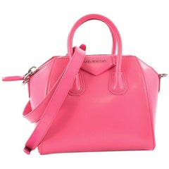 Used Givenchy Antigona Bag Glazed Leather Mini