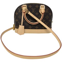 Louis Vuitton Alma BB bag Banana Yellow Quilted and embroidered smooth  calfskin at 1stDibs