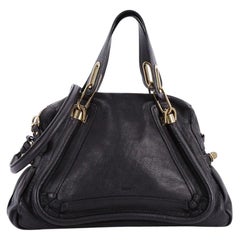 Used  Chloe Paraty Top Handle Bag Leather Medium