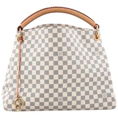 Used Louis Vuitton Artsy Handbag Damier MM