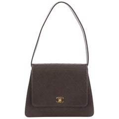 Chanel Vintage CC Flap Shoulder Bag Caviar Medium