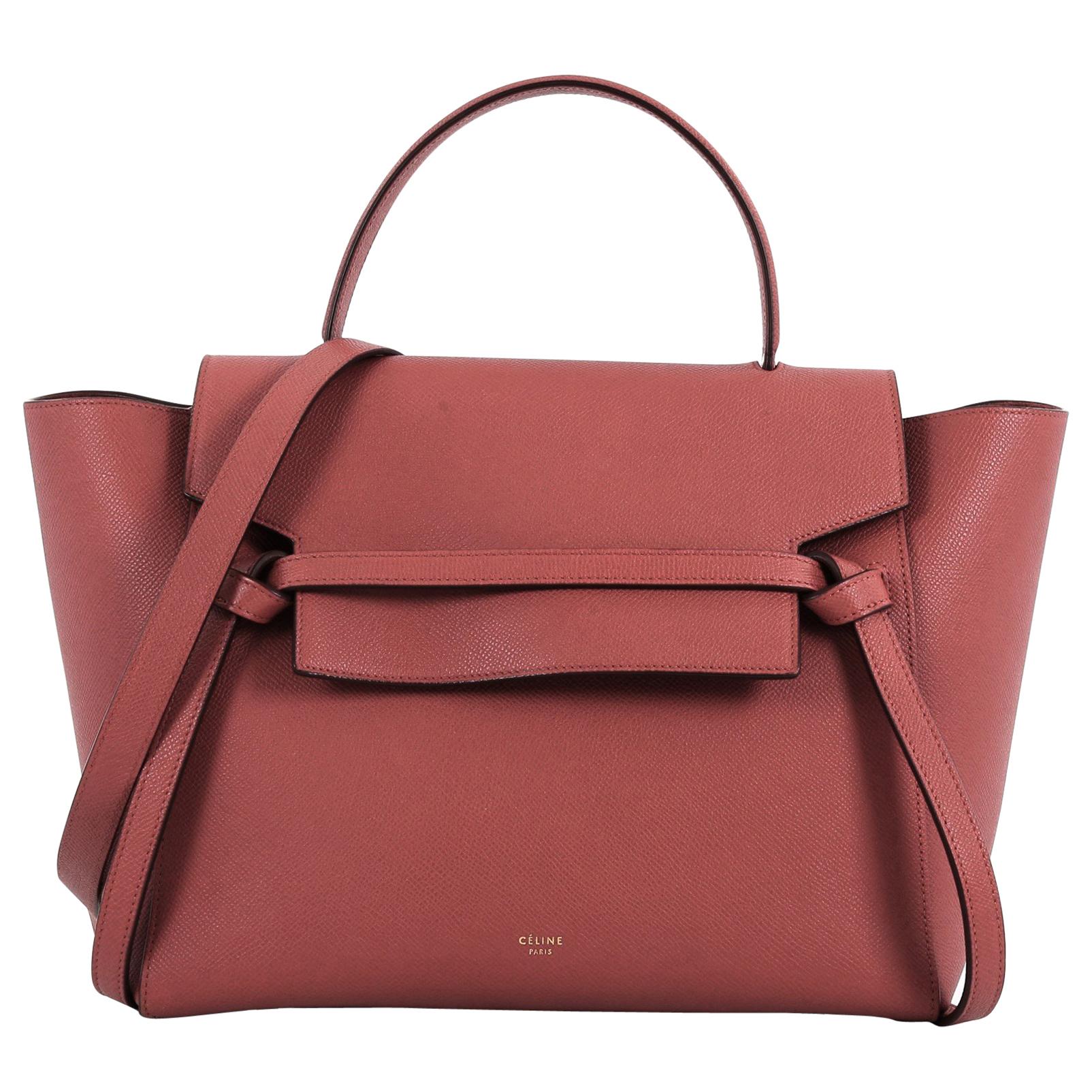Celine Belt Bag Textured Leather Mini 