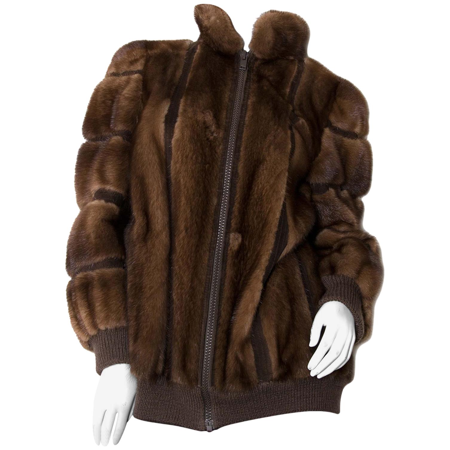 Christian Dior Mink Fur Bomber Jacket