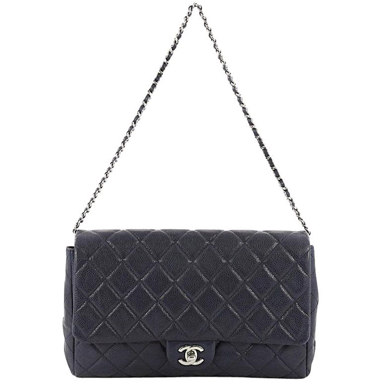 Chanel Clutch with Chain Quilted Caviar