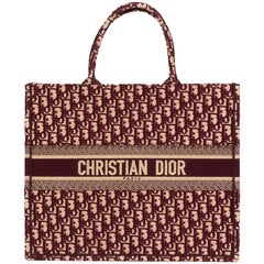 Dior Red Oblique Monogram Canvas Book Tote, 2018