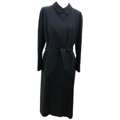 Burberry London Black Trench Coat with Detachable Lining