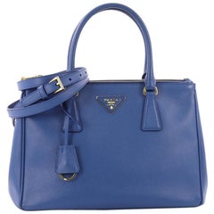 Prada Double Zip Lux Tote Saffiano Leather Small