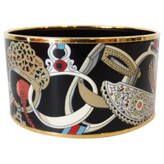 Hermes Paris Les Etriers Enamel Cuff