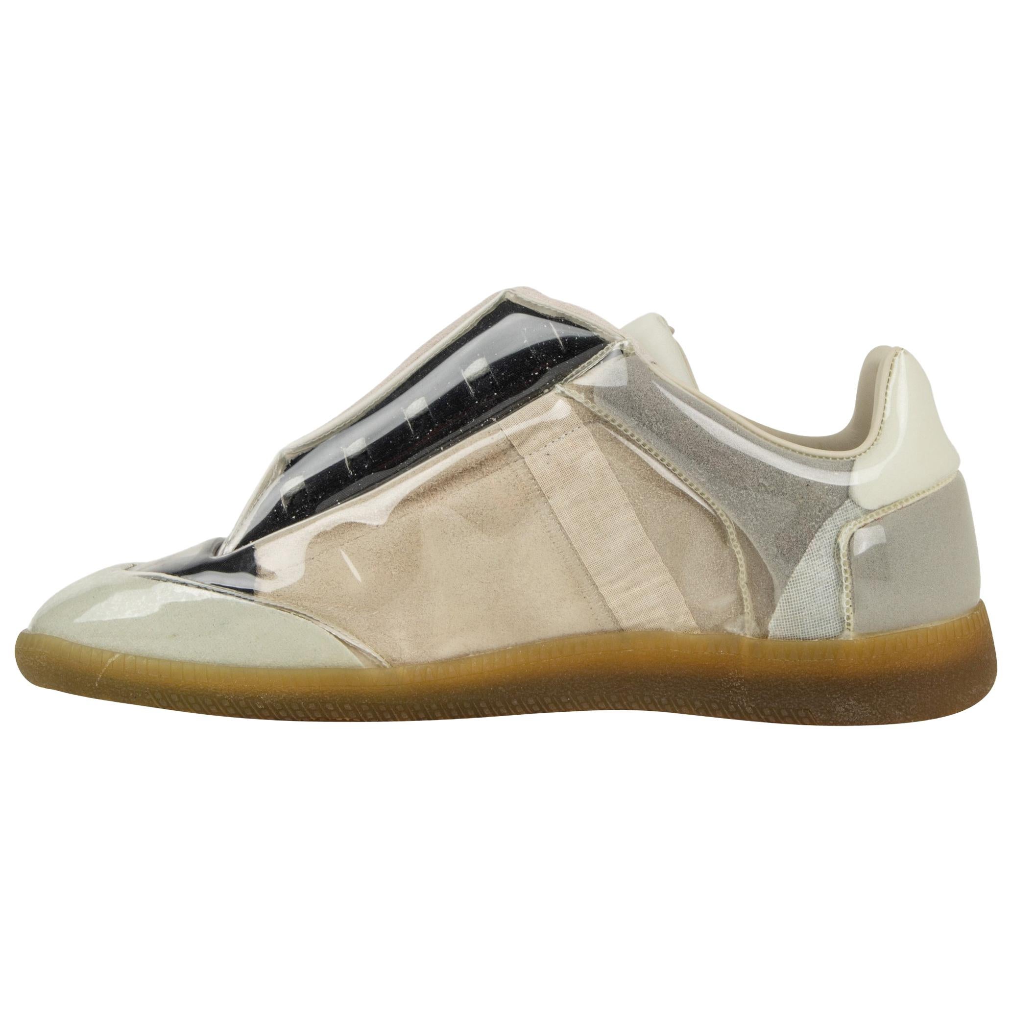 Maison Martin Margiela Men's Sneaker Suede and Leather with PVC Cover 43