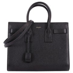 Saint Laurent Sac de Jour Handbag Leather Small