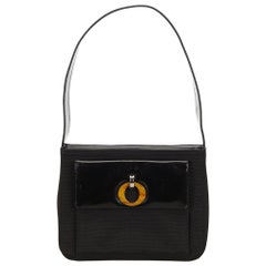 Dior Black Leather Shoulder Bag