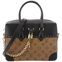 Louis Vuitton City Malle Reverse Monogram Canvas and Leather MM Handbag 